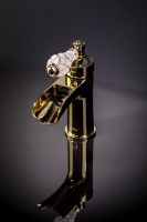 Товар: Смеситель для раковины Boheme Vogue Crystal 211-CRST Золото - фото 3 Смеситель для раковины Boheme Vogue Crystal 211-CRST Золото — фото 3, Смесители