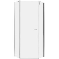 Душевой уголок New Trendy New Soleo Chrome 90х90 K-0607 профиль Хром стекло прозрачное — фото 1, Душевые уголки