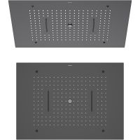 Верхний душ Aquatek 3 jet AQ2083MB Черный матовый — фото 1, Душевое оборудование. Душевая программа