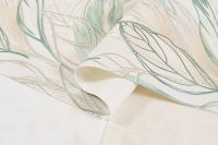 Обои Артекс Хлоя 10708-03 Винил на флизелине (1,06*10,05) Зеленый/Бежевый, Листья — фото 6, Обои для стен
