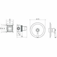 Товар: Смеситель для душа Aquatek Классик AQ1566CR Хром - фото 2 Смеситель для душа Aquatek Классик AQ1566CR Хром — фото 2, Смеситель для душа