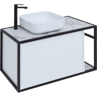 Товар: Тумба под раковину Aquanet Nova Lite Loft 90L подвесная Белый глянец арт-261652 - фото 5 Тумба под раковину Aquanet Nova Lite Loft 90L подвесная Белый глянец арт-261652 — фото 5, Тумбы под раковину