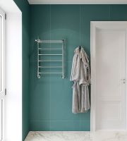 Товар: Водяной полотенцесушитель EWRIKA Сафо FP 80х50 с полкой Хром - фото 6 Водяной полотенцесушитель EWRIKA Сафо FP 80х50 с полкой Хром — фото 6, Водяные полотенцесушители