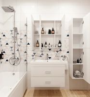 Товар: Зеркальный шкаф DIWO Ростов 80 СО-Ро04080-011 Белый - фото 4 Зеркальный шкаф DIWO Ростов 80 СО-Ро04080-011 Белый — фото 4, Мебель для ванной