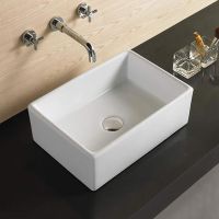 Раковина-чаша Velvex 46 7072 Белая — фото 1, Раковины накладные