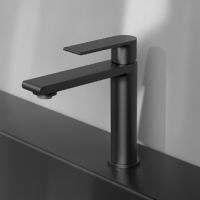 Смеситель для раковины Vincea Vogue Черный матовый арт-VBF-1V1MB — фото 2, Смесители для раковины