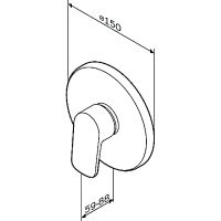 Смеситель для душа AM.PM Spirit Хром арт-F7075000 — фото 7, Встраиваемые смесители для душа