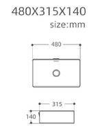 Товар: Раковина-чаша Aquanet Perfect-2-MB 48 273677 Черная матовая - фото 5 Раковина-чаша Aquanet Perfect-2-MB 48 273677 Черная матовая — фото 5, Раковины накладные