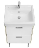 Товар: Тумба под раковину Aquaton Йорк 52 1A170501YOAV0 Белая Ясень фабрик - фото 4 Тумба под раковину Aquaton Йорк 52 1A170501YOAV0 Белая Ясень фабрик — фото 4, Тумбы под раковину