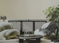 Обои Bernardo Bartalucci Marisa 84262-2 Винил на флизелине (1,06*10) Бежевый, Абстракция/Рогожка — фото 3, Обои для стен