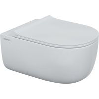 Унитаз Berges Ego XL 082138 подвесной с сиденьем Микролифт — фото 1, Подвесные унитазы