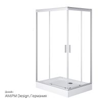 Товар: Душевой уголок AM.PM Gem 120x90 W90G-404-120290-MT профиль Хром матовый стекло прозрачное - фото 11 Душевой уголок AM.PM Gem 120x90 W90G-404-120290-MT профиль Хром матовый стекло прозрачное — фото 11, Душевые уголки