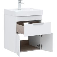 Товар: Тумба под раковину Aquanet Ирис new 50 310147 подвесная Белый глянец - фото 7 Тумба под раковину Aquanet Ирис new 50 310147 подвесная Белый глянец — фото 7, Мебель для ванной