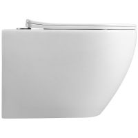 Товар: Унитаз Royce Pro RCT-150517WH подвесной с сиденьем Микролифт - фото 3 Унитаз Royce Pro RCT-150517WH подвесной с сиденьем Микролифт — фото 3, Унитазы