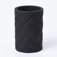 Стакан для зубных щеток WasserKRAFT Never K-1828 Черный — фото 2, Мыльницы