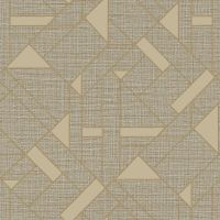 Обои Zambaiti Parati Trussardi VII 18946 Винил на флизелине (0,7*10,05) Коричневый/Золото, Абстракция/Геометрия — фото 1, Обои для стен