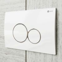 Клавиша смыва Point Виктория PN44061WC Белая Хром — фото 2, Комплектующие для душевого оборудования