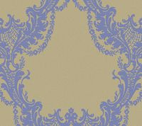 Обои LOYMINA Boudoir GT1 021 Флизелин (1*10,05) Коричневый/Синий, Вензель/Орнамент — фото 2, Обои для стен
