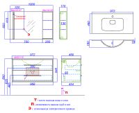 Товар: Тумба под раковину Aqwella 5 Stars Маями 100 MAI0110 подвесная Белая Дуб сонома - фото 4 Тумба под раковину Aqwella 5 Stars Маями 100 MAI0110 подвесная Белая Дуб сонома — фото 4, Тумбы под раковину