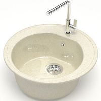 Товар: Кухонная мойка Bergg Z3 B003Q002 Бежевая - фото 2 Кухонная мойка Bergg Z3 B003Q002 Бежевая — фото 2, Кухонные мойки