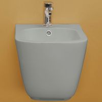 Биде Kerasan Tribeca 512559 подвесное Grigio matt — фото 1, Биде