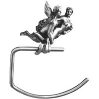 Полотенцедержатель Art&Max Romantic AM-B-0816-T Серебро — фото 1, Полотенцедержатели