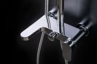 Товар: Смеситель для ванны Boheme Spectre 453-GM Оружейная сталь - фото 2 Смеситель для ванны Boheme Spectre 453-GM Оружейная сталь — фото 2, Смесители