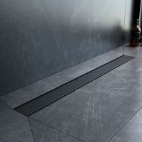 Душевой лоток AM.PM PrimeFlow 80 W02SC-U11-080-04BM с Черной матовой решеткой / под плитку Tile — фото 6, Душевые лотки