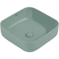 Раковина-чаша Abber Rechteck 39 AC2211MCG Светло-зеленая матовая — фото 1, Раковины накладные