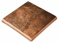 Ступень угловая Gres de Aragon Castano Esquina Ref.24 33х33 см — фото 1, Ступени и клинкер