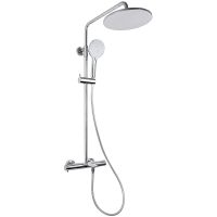 Душевая система Kaiser Serio 05382 с термостатом Хром — фото 1, Душевое оборудование. Душевая программа