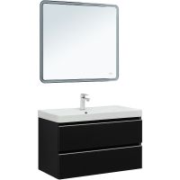 Товар: Тумба под раковину Aquanet Вега 90 329598 подвесная Черная - фото 14 Тумба под раковину Aquanet Вега 90 329598 подвесная Черная — фото 14, Тумбы под раковину