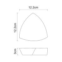 Мыльница WasserKRAFT Ohre K-37729 Бежевая матовая — фото 3, Мыльницы