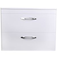 Тумба под раковину Style Line Каре 80 СС-00002270 Люкс Plus подвесная Белый — фото 1, Мебель для ванной