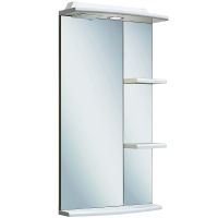 Зеркало Runo Азов 40 00000000934 с подсветкой Белое — фото 1, Зеркала в ванную комнату