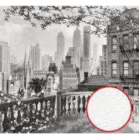 Фреска Ortograf Небоскребы 3006 Фактура бархат FX Флизелин (3*2,75) Серый, Город — фото 1, Фрески