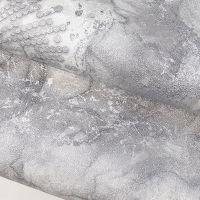 Обои Solo Disco Винил на флизелине (1,06*10) Серый/Серебряный, Мрамор арт-E202008 — фото 3, Обои для стен