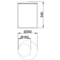 Ведро для мусора Nofer 14071.15.S Сатин — фото 2, Мусорные ведра