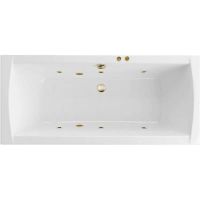 Акриловая ванна Excellent Aquaria Lux 180x80 WAEX.AQU18.SOFT.BR с гидромассажем — фото 1, Ванны