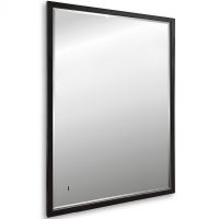 Зеркало Abber See 65 с подсветкой Черное с бесконтактным выключателем и диммером арт-AG6110SC-0.65 — фото 1, Зеркала в ванную комнату
