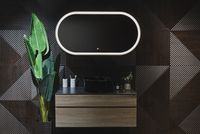 Зеркало Silver Mirrors Виола-ТХ 60 LED-00002695 с подсветкой Белое с сенсорным выключателем и диммером — фото 9, Мебель для ванной