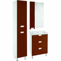 Товар: Тумба под раковину Bellezza Пегас 50 4630406140039 Красная Белая - фото 2 Тумба под раковину Bellezza Пегас 50 4630406140039 Красная Белая — фото 2, Мебель для ванной