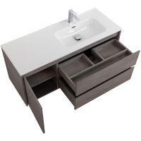 Тумба под раковину BelBagno Kraft 100 R KRAFT-1000-2C-1A-SO-CG-R подвесная Cemento Grigio — фото 5, Мебель для ванной