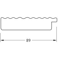 Зеркало Evoform Definite Floor 201х112 в багетной раме - Красная волна 89 мм арт-BY 6038 — фото 7, Зеркала в ванную комнату