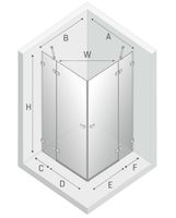 Товар: Душевой уголок New Trendy Avexa Black 100x110 EXK-1841 профиль Черный стекло прозрачное - фото 12 Душевой уголок New Trendy Avexa Black 100x110 EXK-1841 профиль Черный стекло прозрачное — фото 12, Душевые уголки