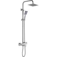 Душевая система Gappo G2499-40 с термостатом Сатин — фото 1, Душевые стойки