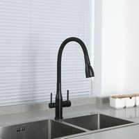 Смеситель для кухни Gappo G4399-66 Черный матовый — фото 17, Смесители для кухни