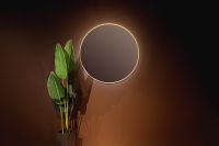 Зеркало Silver Mirrors Monaco 100 LED-00002767 с подсветкой Золото с бесконтактным выключателем и диммером — фото 4, Мебель для ванной