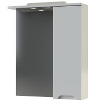 Зеркало со шкафом Orange Рио 60 ZR 60-01R с подсветкой Белый — фото 1, Зеркальные шкафы в ванную