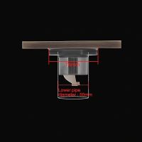 Товар: Душевой трап Gappo G81501-4 с решеткой Бронза - фото 9 Душевой трап Gappo G81501-4 с решеткой Бронза — фото 9, Трапы для душа